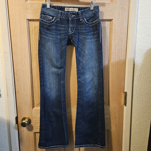 BKE Denim - Size 26 BKE Stella Jeans with Distressed Finish- altered hem